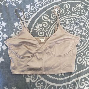 Silk crop top